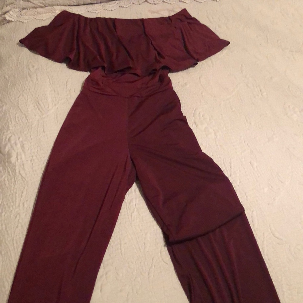 Off shoulder romper